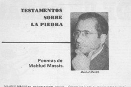 Testamentos sobre la piedra