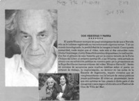 Dos videistas y Parra.