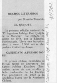 Hechos literarios