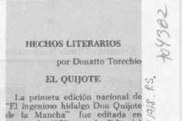 Hechos literarios