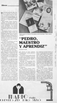 Pedro, maestro y aprendiz