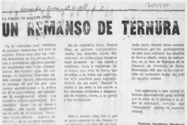 Un remanso de ternura