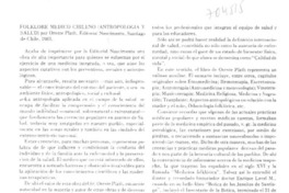Folklore médico chileno