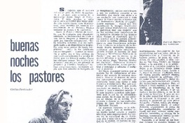 Buenas noches los pastores