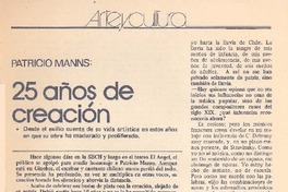 25 años de creación: [entrevista]