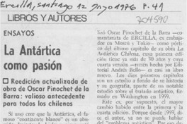 La Antártida como pasión