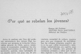 Por qué se rebelan los jóvenes?.