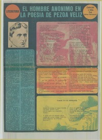 El hombre anónimo en la poesía de Pezoa Véliz