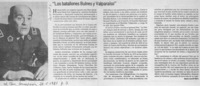 Los batallones Bulnes y Valparaíso"