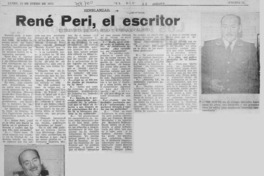 René Peri, el escritor.