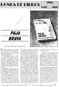 Paja brava.