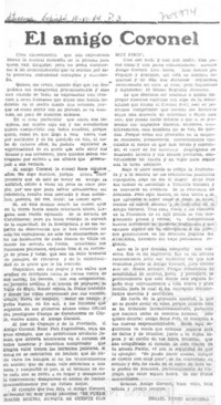 El amigo Coronel