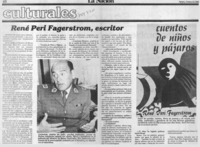 René Peri Fagerstrom, escritor : [entrevista]