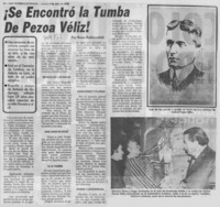Se encontó la tumba de de Pezoa Véliz!
