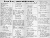 René Peri, poeta de Atacama