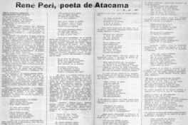 René Peri, poeta de Atacama