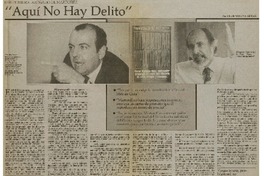 Aquí no hay delito"