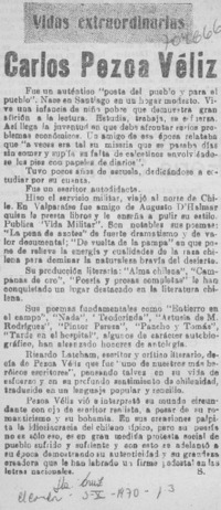 Carlos Pezoa Véliz.