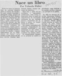 Nace un libro