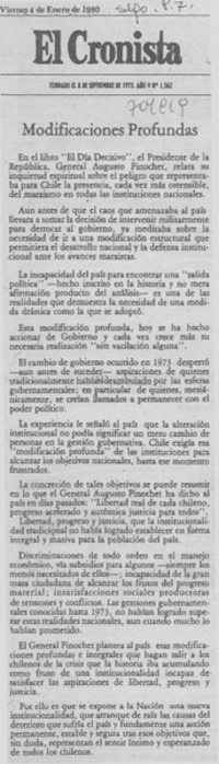 Modificaciones profundas.