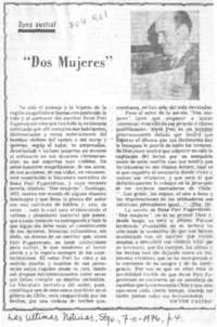 Dos mujeres