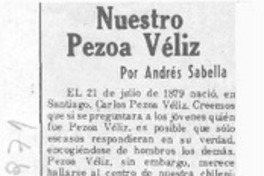Nuestro Pezoa Véliz