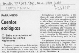 Cuentos ecológicos.