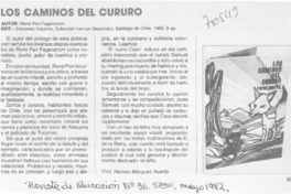 Los caminos de cururo.
