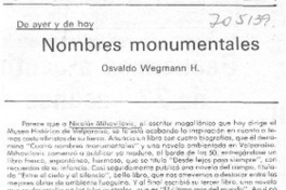 Nombres monumentales