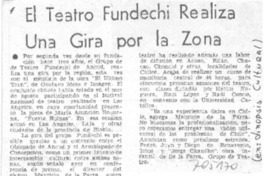 El teatro Fundechi realiza una gira por la zona.