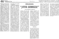 "¡Viva somoza!"