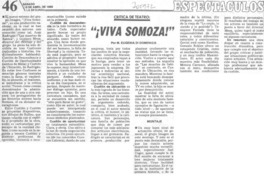 "¡Viva somoza!"