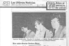 "La obra es la búsqueda del gran negocio--" : [Entrevista]