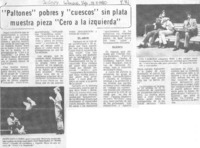 "Paltones" pobres y "cuescos" sin plata muestra pieza "cero a la izquierda".