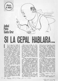 Si la Cepal hablará -- [entrevista]