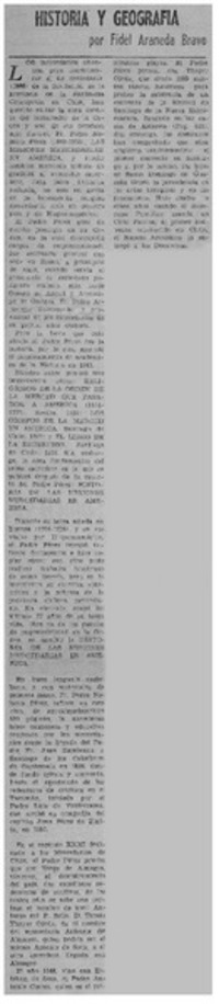 Historia y geografía