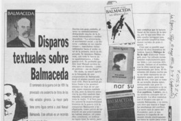 Disparos textuales sobre Balmaceda