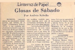Glosas de sábado