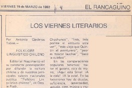 Folklore lingüístico chileno