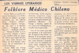 Folklore médico chileno