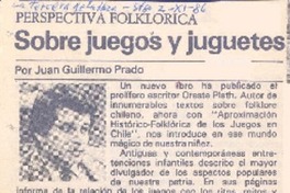 Sobre juegos y juguetes