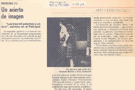 Un acierto de imágen.