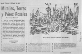 Miralles, Torres y Pérez Rosales