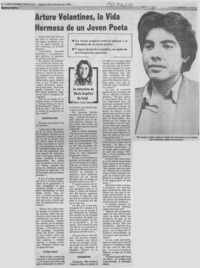 Arturo Volantines, la vida hermosa de un joven poeta