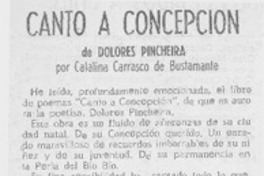 Canto a Concepción