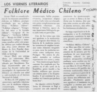 Folklore médico chileno