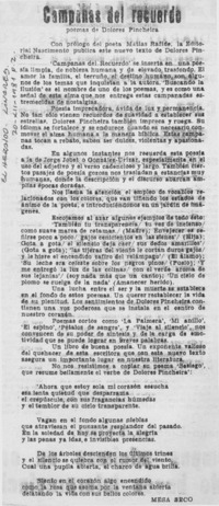 Campanas del recuerdo