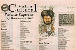 Poetas de Valparaíso hoy: Alvaro Inostroza Bidart.