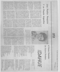 Una poetisa penquista y un premio argentino.