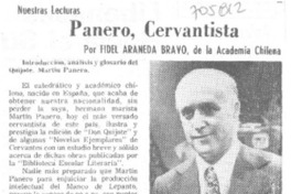 Panero, cervantista
